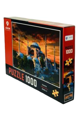 Puzzle Yapboz Ayasofya 1000 Parça Puzzle (48x68) Türkçe Kitap