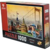 Puzzle Yapboz İstanbul Kolaj 1000 Parça Puzzle (48x68) Türkçe Kitap